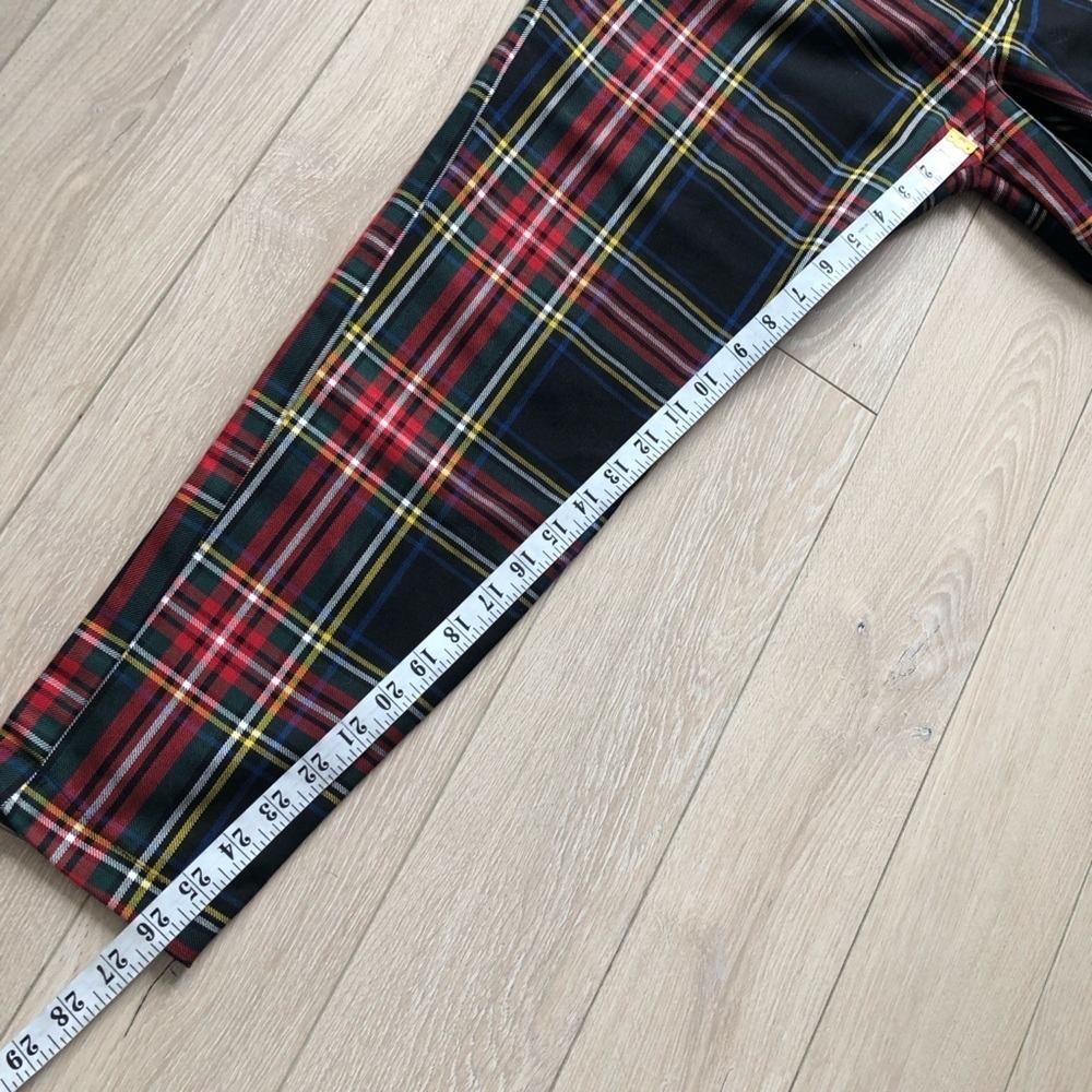 LTT Love Too True Tartan Tapered Trousers in Black Women’s Size S Made in the UK - Picture 5 of 11